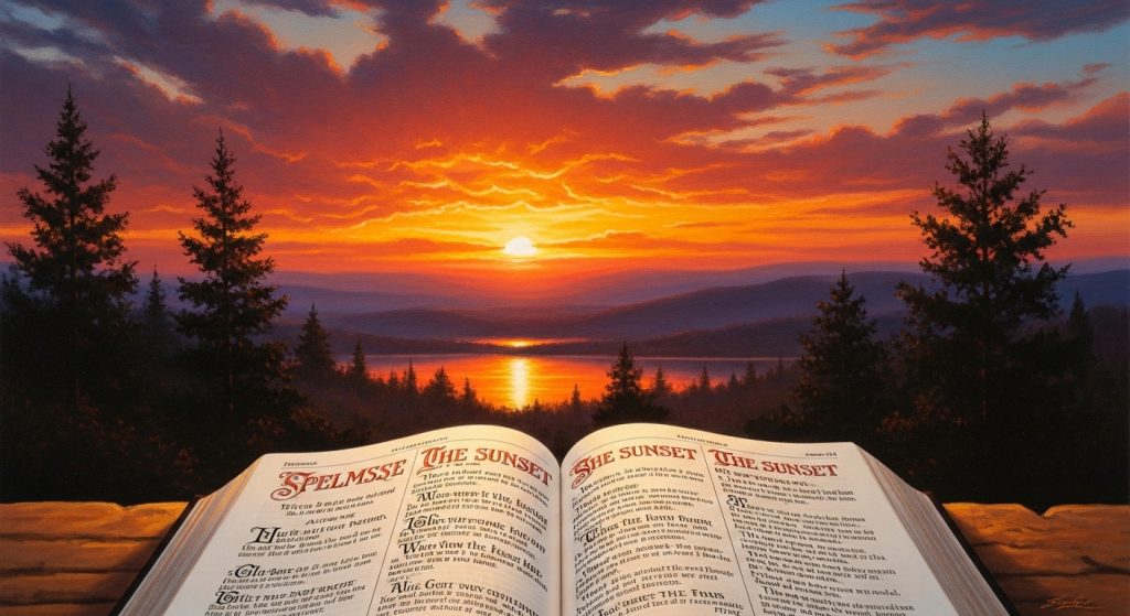 Bible Verses About The Sunset